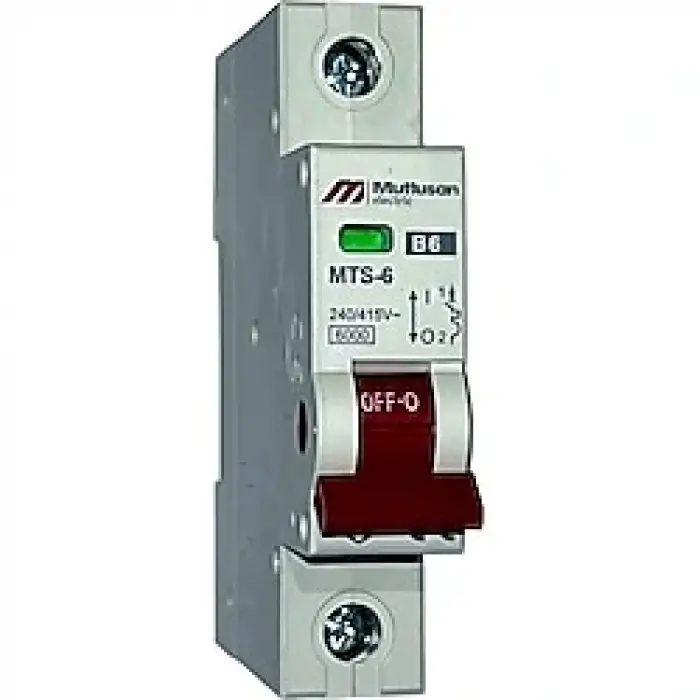 MUTLUSAN SİGORTA B6 AMP 6KA 1P (PKT-12 Lİ)