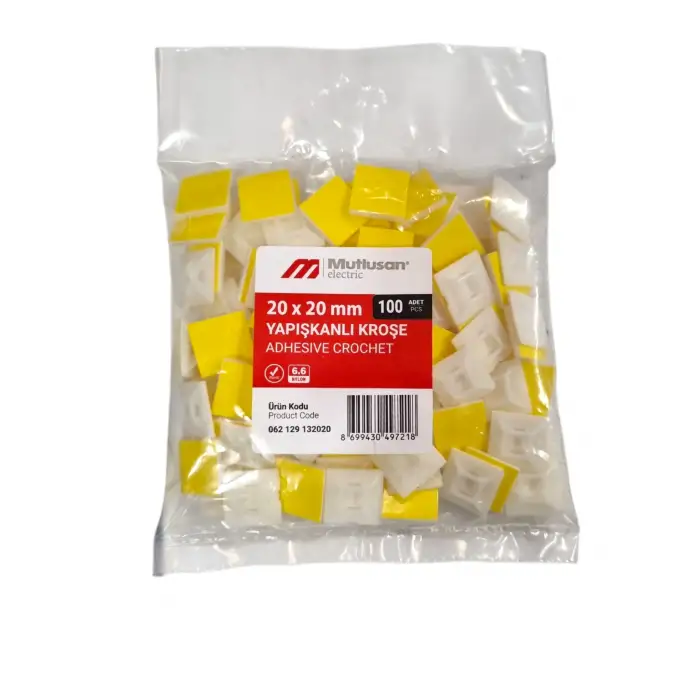 MUTLUSAN YAPIŞKANLI KROŞE 20X20 100 LÜ