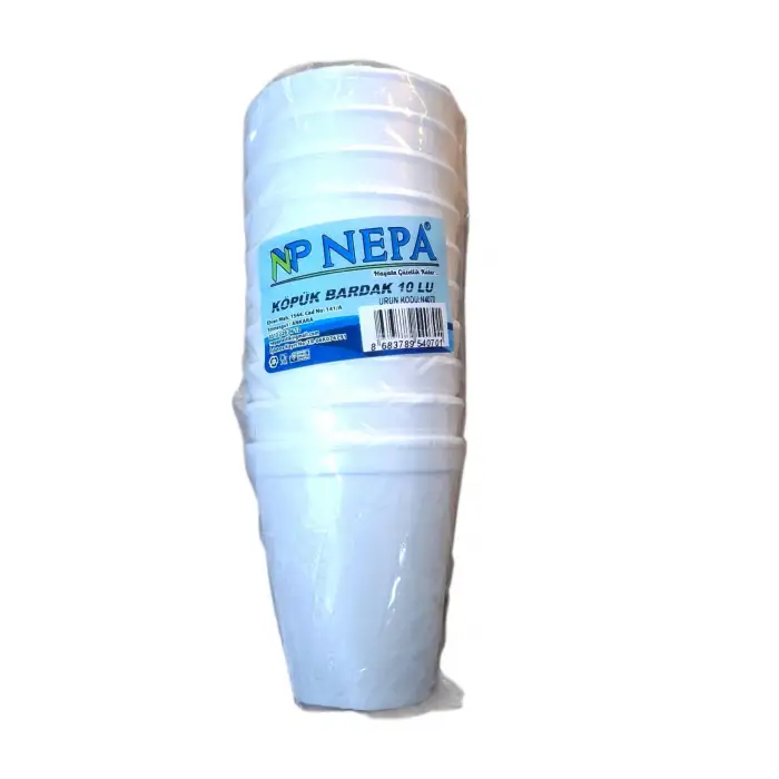 NEPA KÖPÜK BARDAK 10 LU  N-4070
