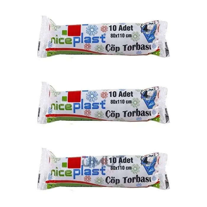 NİCEPLAST ÇÖP POŞ. END.JUMBO 80X110 CM 400 GR