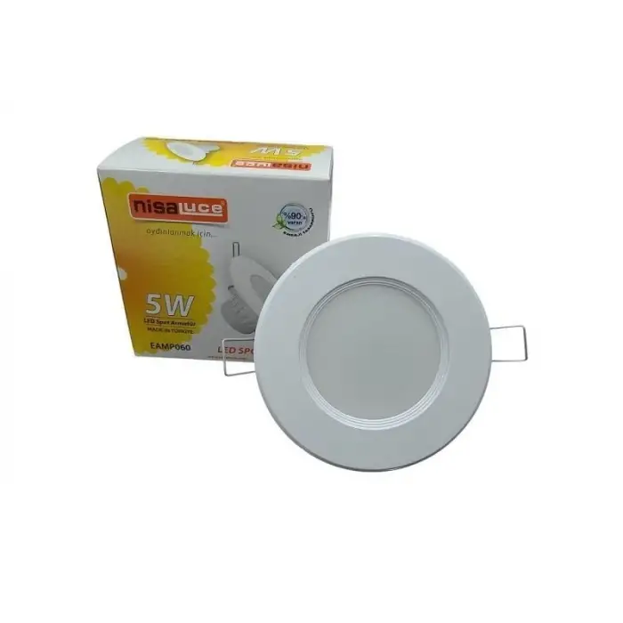 NİSA LUCE LED SPOT ARMATÜR 5W BEYAZ