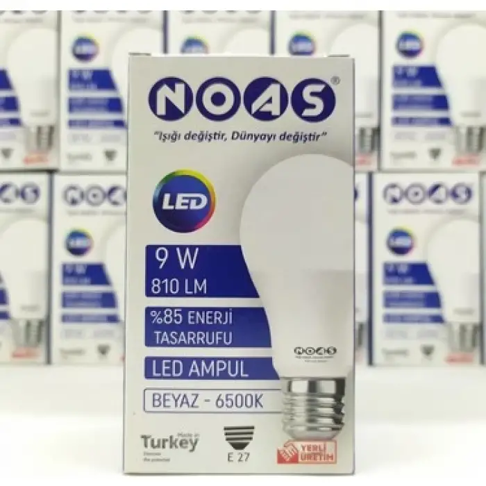 NOAS LED AMPUL 9 W BEYAZ YL95-9001-A