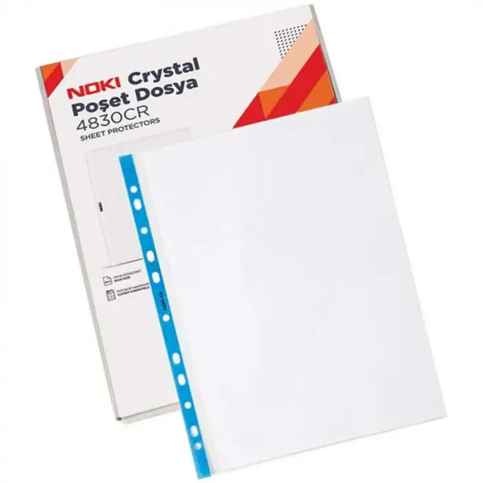 NOKİ POŞET DOSYA KRİSTAL 100 LÜ