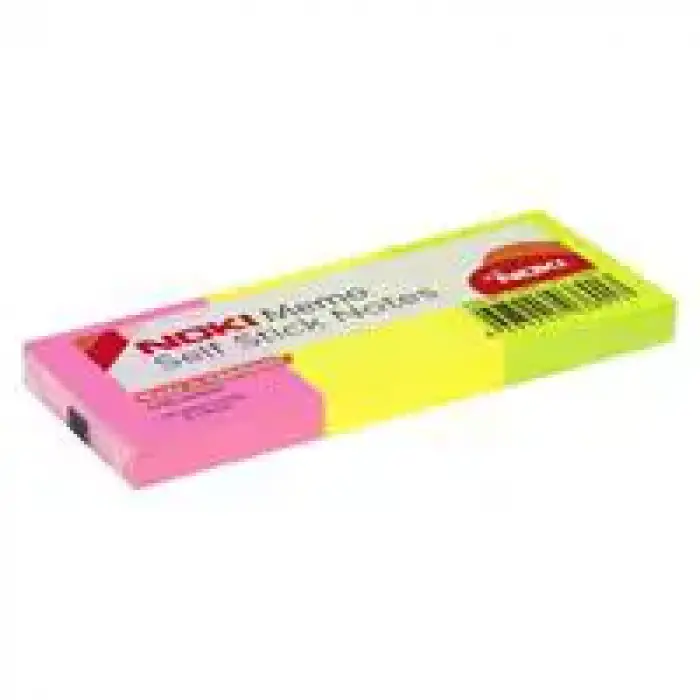 NOKİ YAPIŞKANLI NOT KAĞIDI 40X50 NEON 3 LÜ