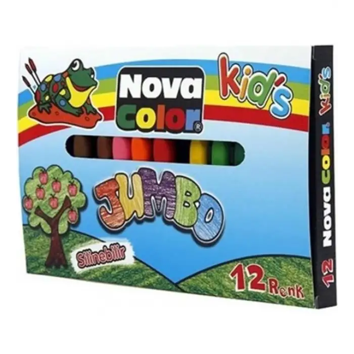 NOVA COLOR MUM BOYA JUMBO 12 Lİ NC-2124