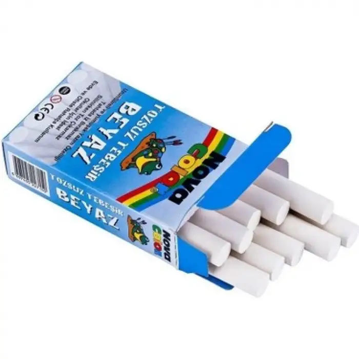 NOVACOLOR TEBEŞİR BEYAZ 10 LU NC-4110