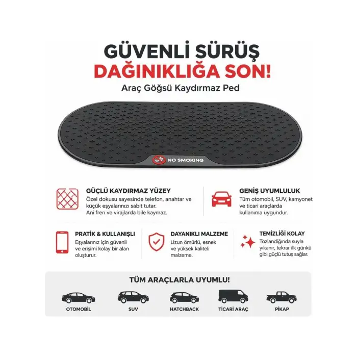 OMİLİFE ARAÇ İÇİ TORPİDO KAYDIRMAZ PLS01-190