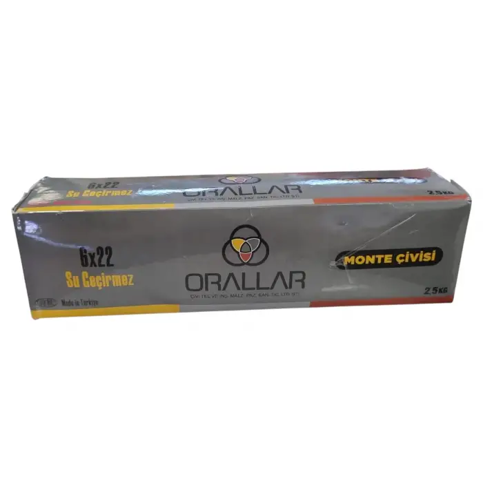ORALLAR SHİNGLE CAM ÇİVİSİ 6 X22 016821