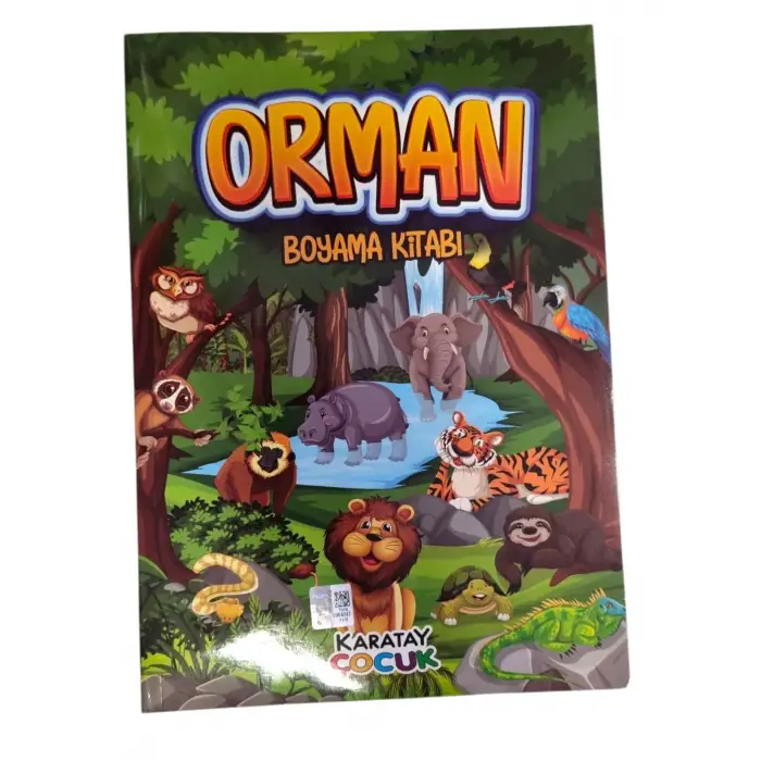 ORMAN BOYAMA KİTABI 128 SAYFA