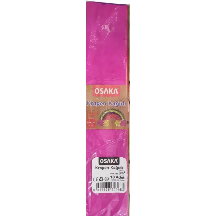 OSAKA KRAPON KAĞIDI KARIŞIK 10LU OGK-520 (PKT-10)