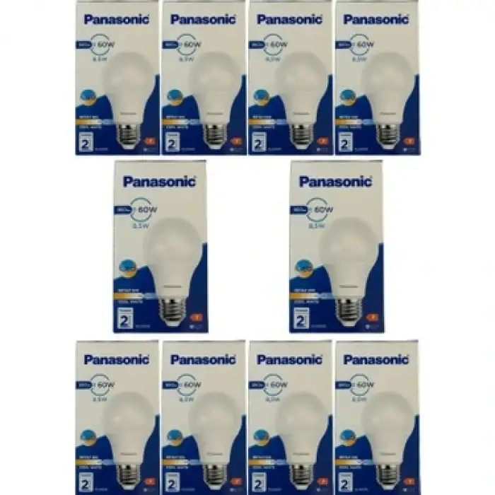 PANASONİC LED AMPUL 8,5W BEYAZ IŞIK E27 (KT-20 Lİ)