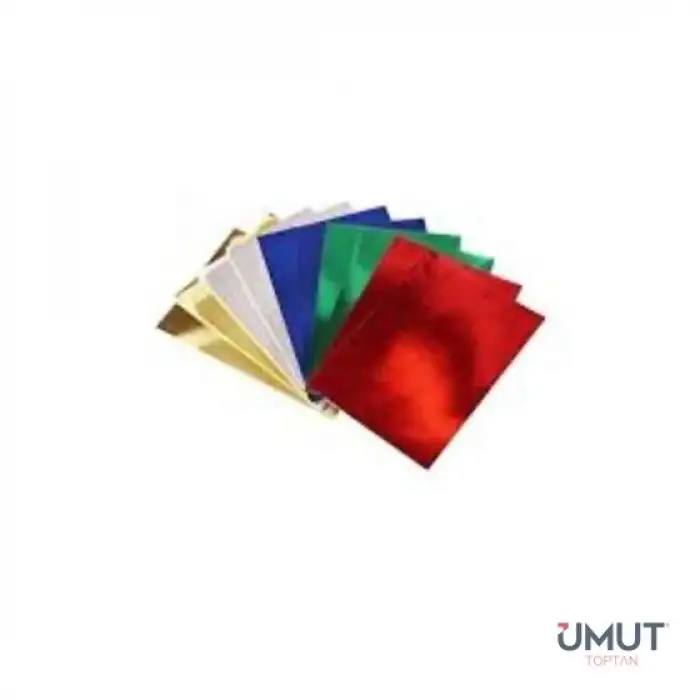 PAPERART 10 LU AYNALI FON KARTONU KIRMIZI