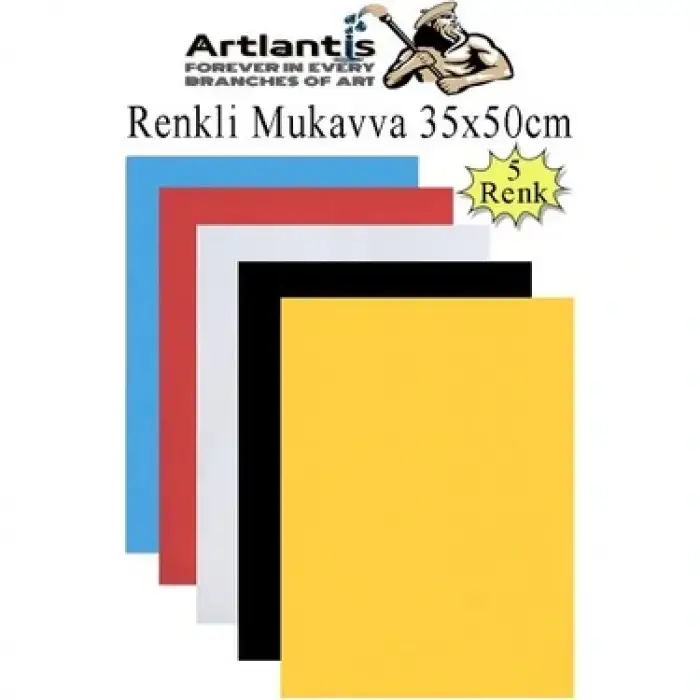 PAPERART 35X50 RENKLİ MUKAVVA SARI (PKT-36LI)