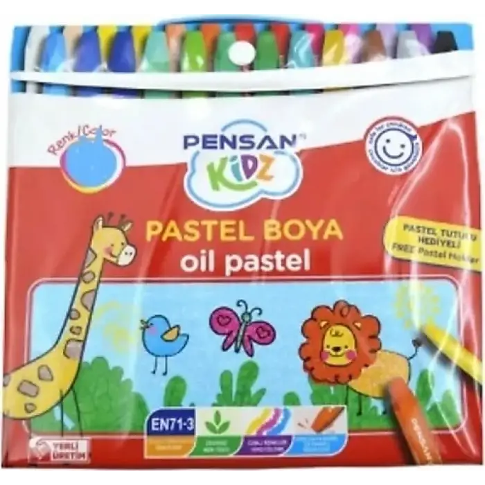 PENSAN KİDZ PASTEL BOYA ÇANTALI 98121 18 Lİ