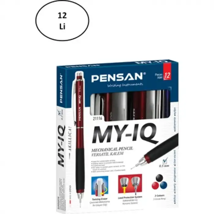 PENSAN VER.KALEM MY-IQ 0.7 MM 21116 (PKT-12 Lİ)