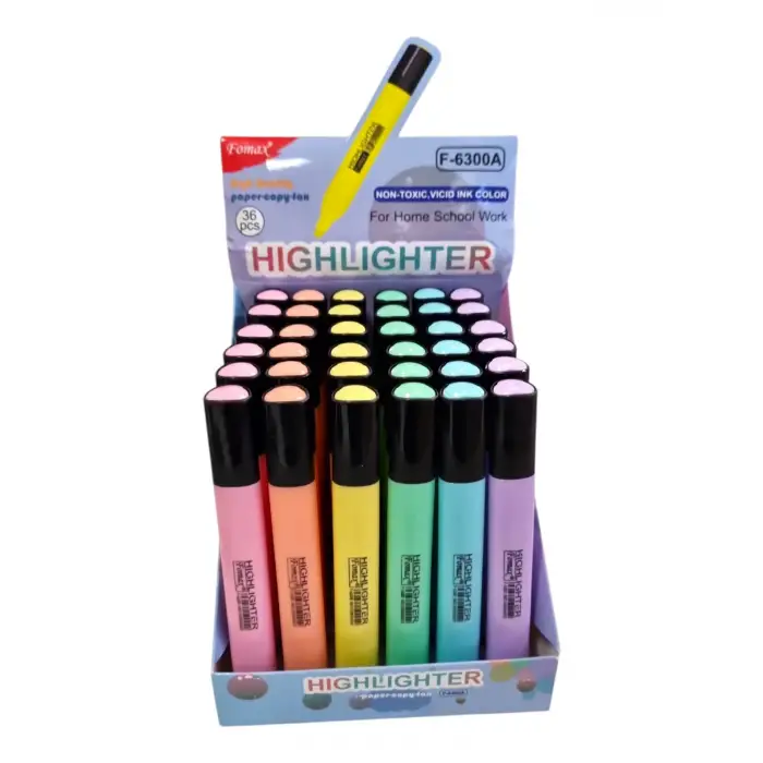 PERFECT FOSFORLU KALEM NEON PASTEL 6300A(PK-36 LI)