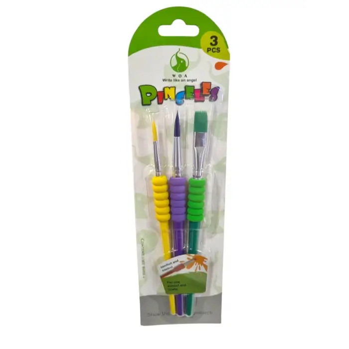 PINCHLES SOFT SÜNGERLİ 3 LÜ BOYA FIRÇASI B-4903