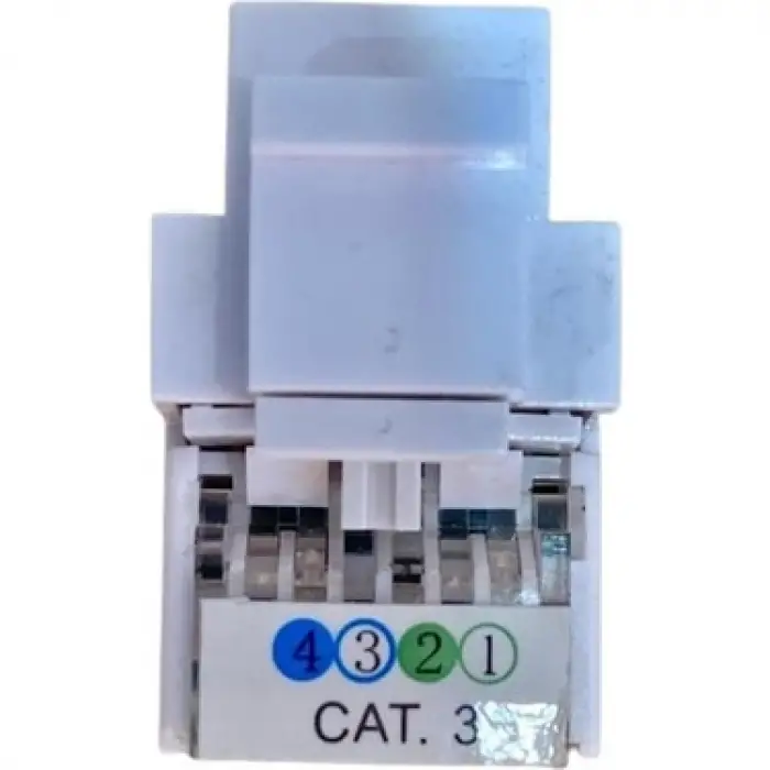 PİRAMİTTECH CAT-3 PLUG TELEFON SOKETİ (PKT-100 LÜ)