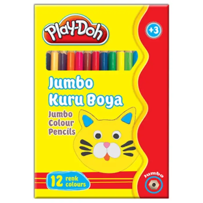 PLAY-DOH KURU BOYA JUMBO 12 Lİ KU-004