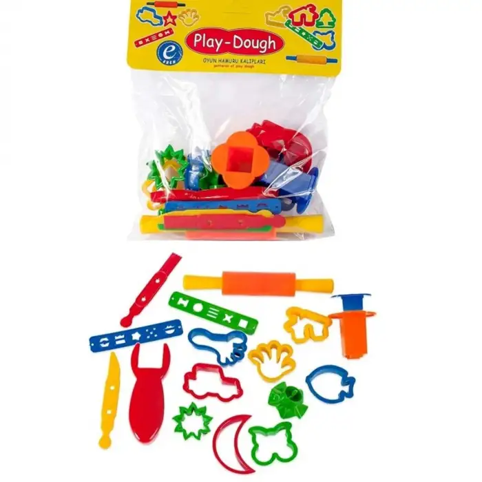 POŞETLİ OYUN HAMURU KALIPLARI ERN-514