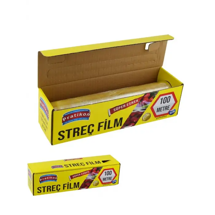 PRATİKON STREÇ FİLM 100 MT KUTULU PR-5282
