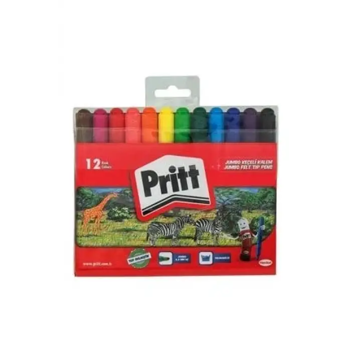 PRİTT KEÇELİ KALEM JUMBO 12 RENK 1687975