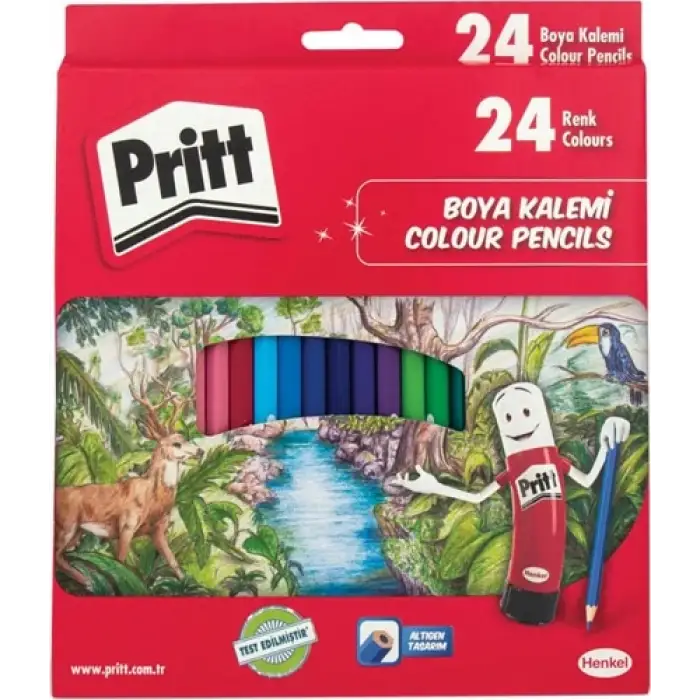PRİTT KURU BOYA TAM BOY 24 LÜ 1221351