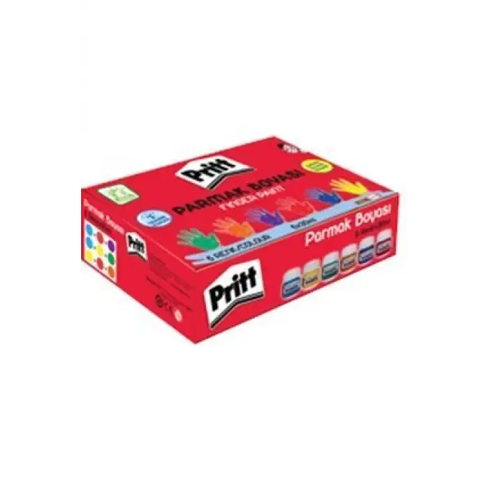 PRİTT PARMAK BOYA 6 RENK 30 ML1221355
