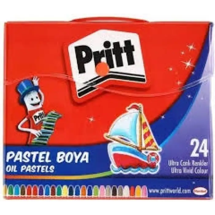 PRİTT PASTEL BOYA ÇANTALI 24 LÜ 1048064