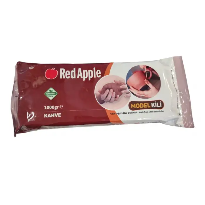 RED APPLE SERAMİK KİL 1000 GR KAHVERENGİ RKL-1000K