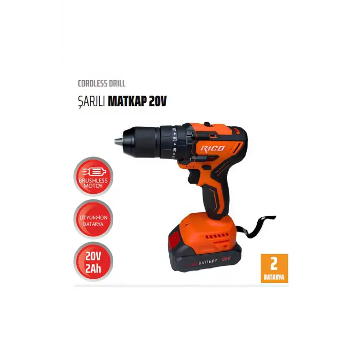 RICO ŞARJLI MATKAP 20V 028-RE022