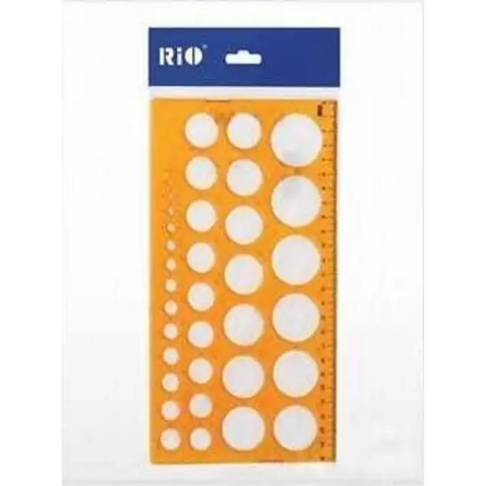 RİO DAİRE ŞABLONLU CETVEL