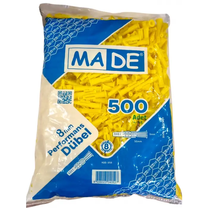 ROKET DÜBELİ 8 MM 500 LÜ 501170 2707