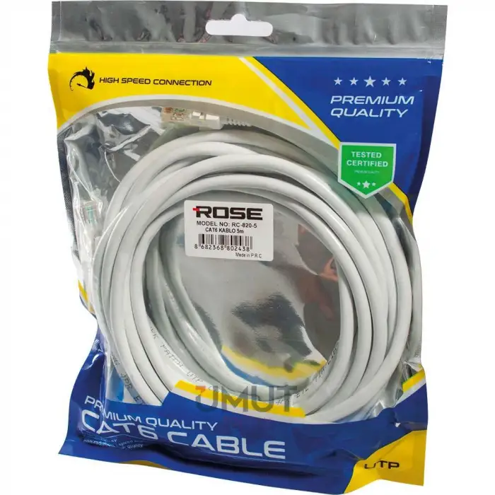 ROSE CAT6 KABLO 3 MT RC-820-3