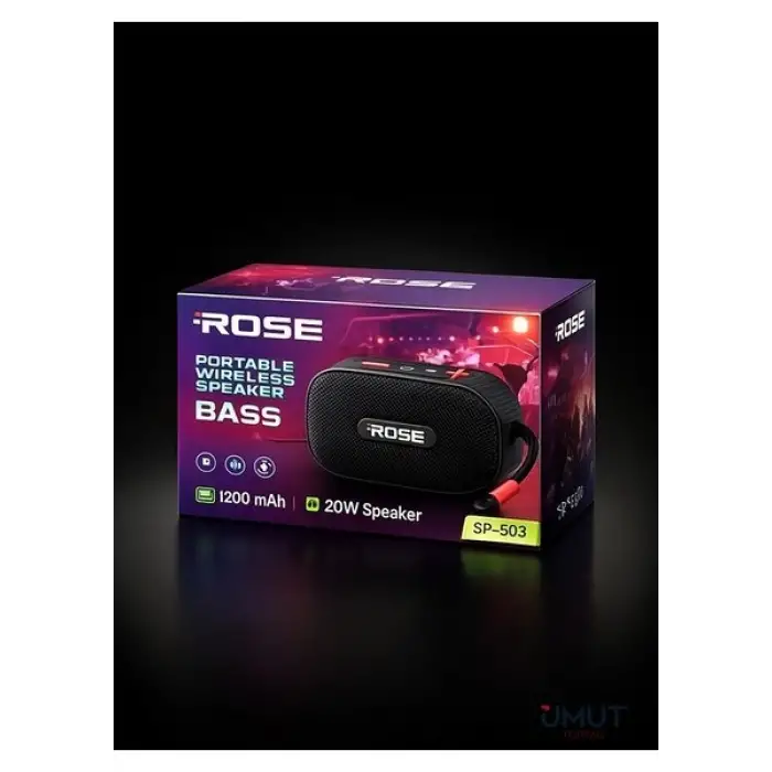ROSE SPEAKER BLUETOOTH HOPARLÖR SP-503