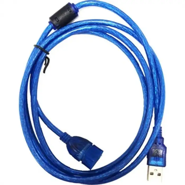 ROSE USB 2.0 1,5 M ERKEK DİŞİ KABLO MAVİ RC-330