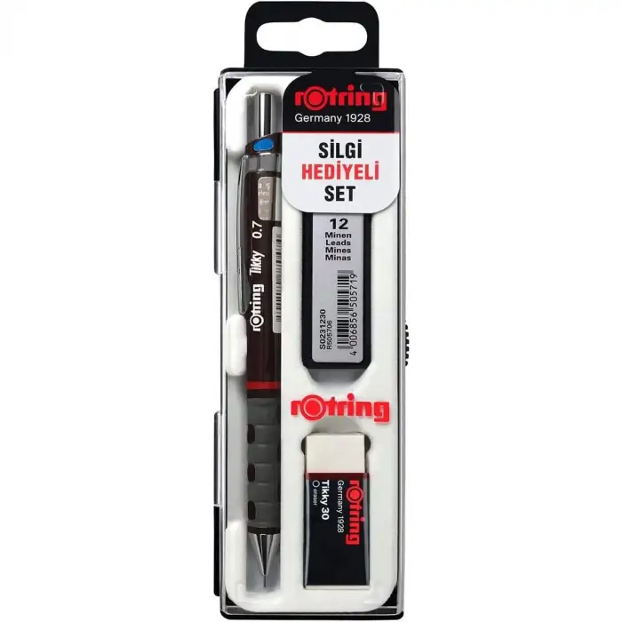 ROTRİNG BORDO VERSATİL KALEM 0.7 MM 3 LÜ SET KK-07