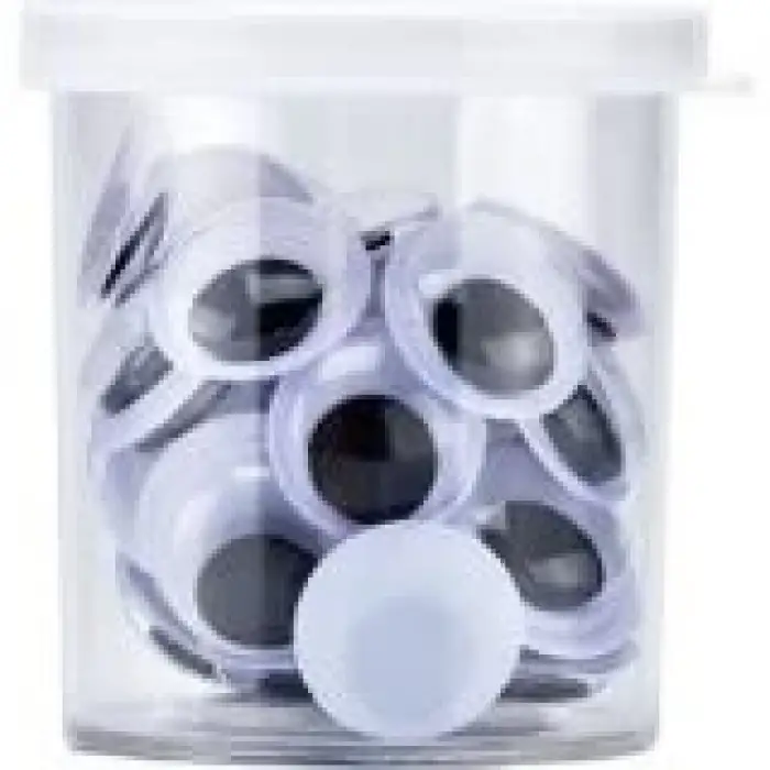 RUBENİS OYNAR GÖZ 15 MM SİYAH 5001