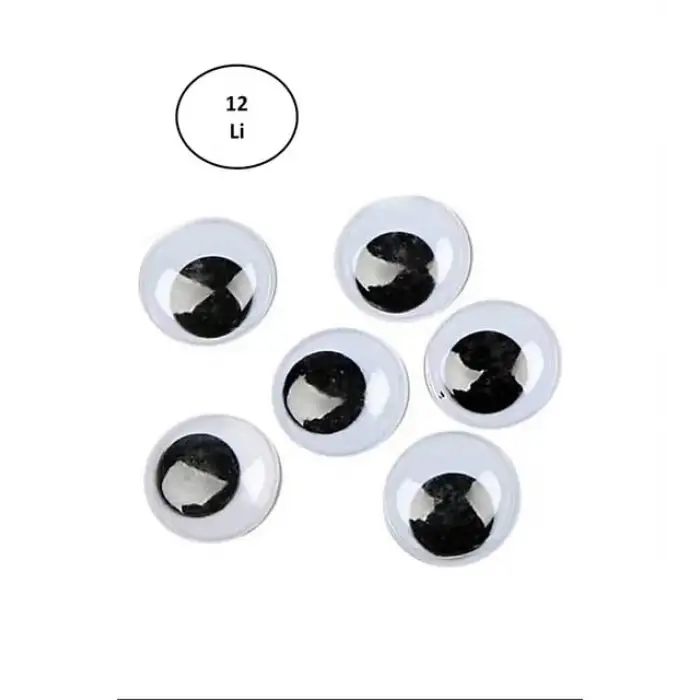 RUBENİS OYNAR GÖZ 20 MM SİYAH 5002