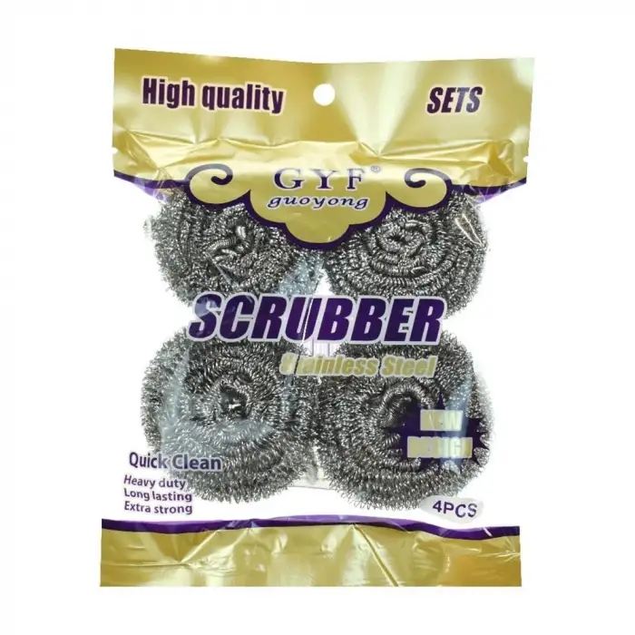 SCRUBBER BULAŞIK TELİ 4 LÜ 165-B