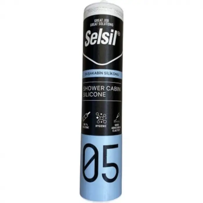 SELSİL Q5 MUTFAK BANYO SİLİKONU ŞEFFAF 280 ML 2431