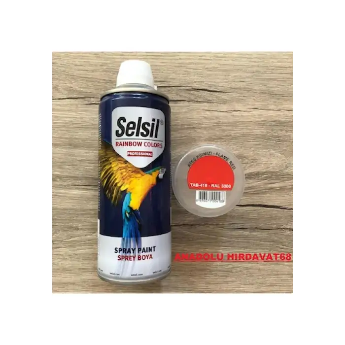 SELSİL SPREY BOYA ATEŞ KIRMIZISI 400 ML TAB-418
