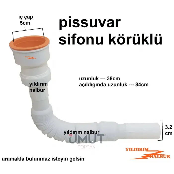 SFK KÖRÜKLÜ PİSÜVAR SİFONU