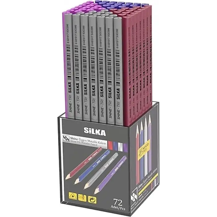SİLKA KURŞUN KAL.SHINE MET. ÜÇGEN TSM-72(PK-72 Lİ)