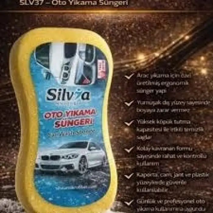 SİLVİA OTO YIKAMA SÜNGERİ SLV-37