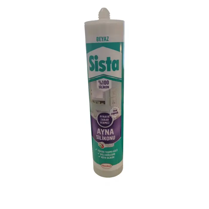 SİSTA AYNA SİLİKONU BEYAZ 280 ML