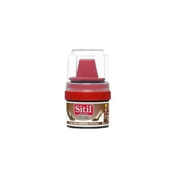 SİTİL AYAKKABI BOYASI 50 ML KOYU KAHVE (PKT-12 Lİ)