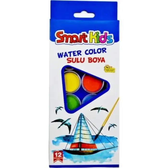 SMART KİDS SULU BOYA 12 RENK 3566