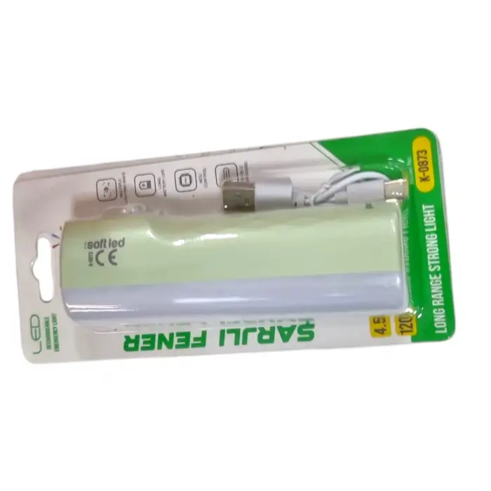 SOFTLED EL FENERİ ŞARJLI YOL AYDINLATMALI K-0873