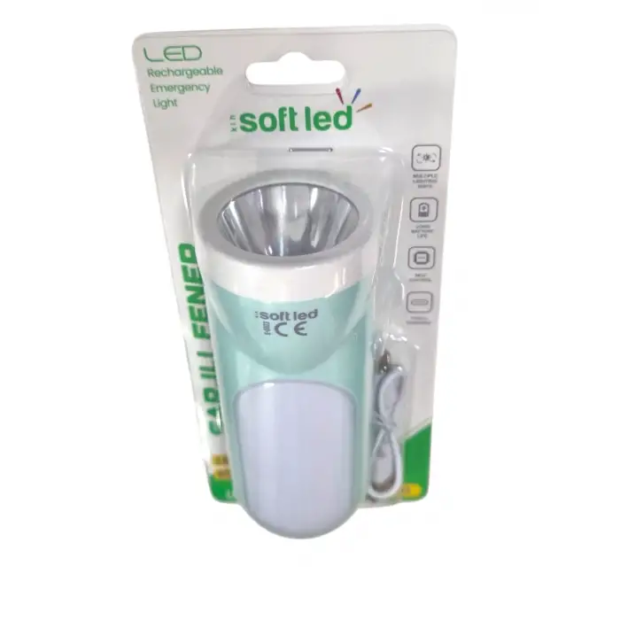 SOFTLED EL FENERİ ŞARJLI YOL AYDINLATMALI K-0903